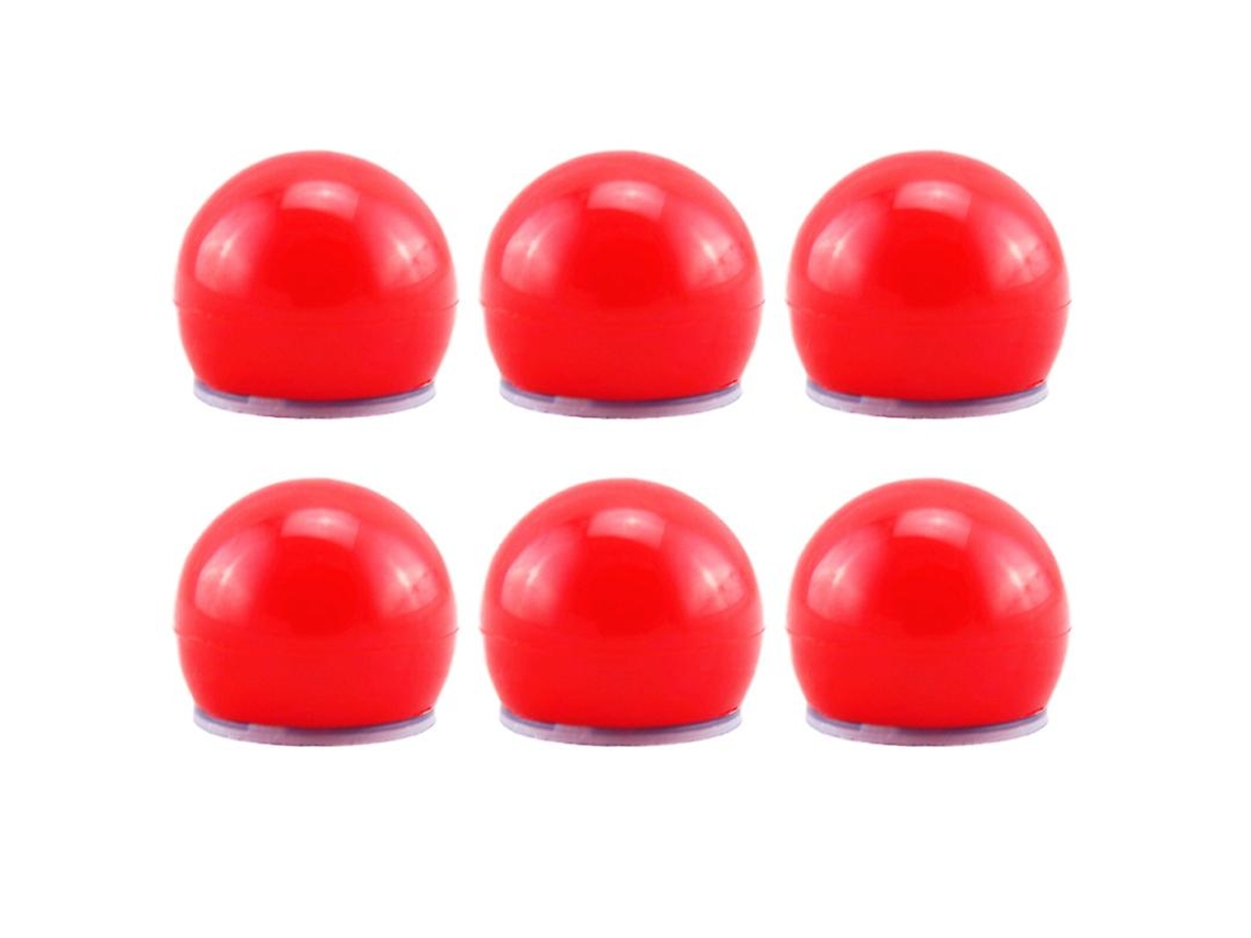 6Pcs Nariz Vermelho de Plástico ALLINLESS
