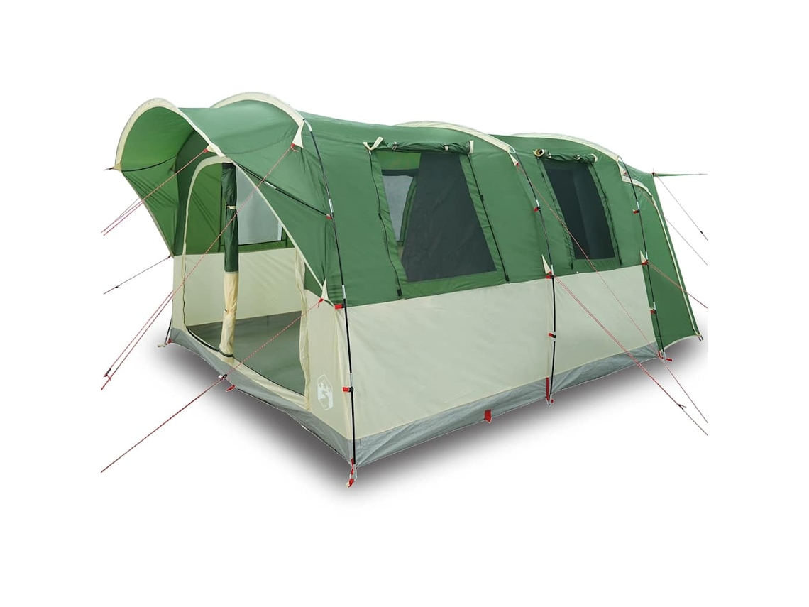vidaXL Tenda de carro para 4 pessoas impermeável verde