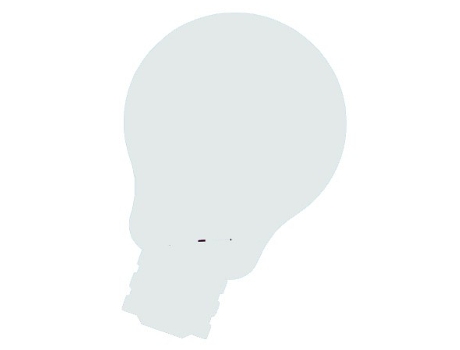 Skin Whiteboard Idea Lamp Branco 100X150 cm