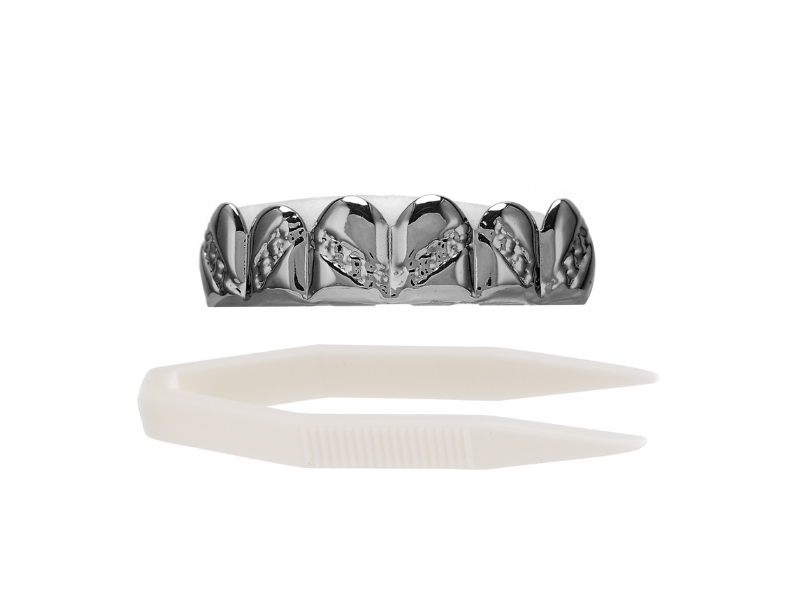 KOFIHETY Bracelete De Dentes Banhado A Metal, Jóia Da Moda Para Festa De Halloween