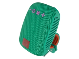 Caixa de som Bluetooth portátil EOOCOO à prova d'água com cartão de inserção