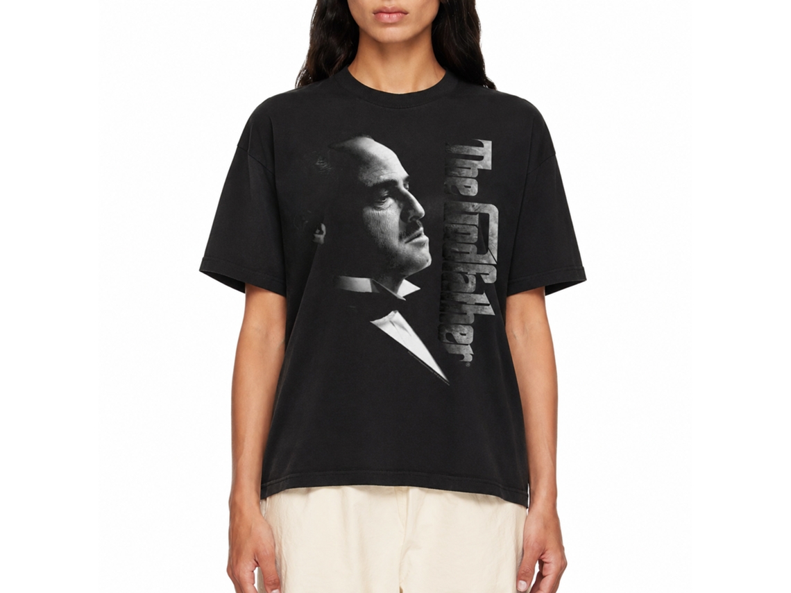 Rockinstone Godfather Profilin Black Adult T-shirt Size:m