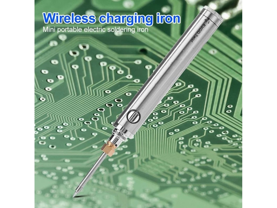 Laxiscreed Conjunto De Ferro De Soldar Sem Fios Usb Recarregável Para Soldadura Precisa
