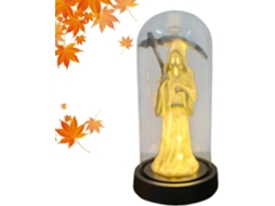 Abajur de mesa gótico, luminária de mesa decorativa em LED com efeito fantasma.