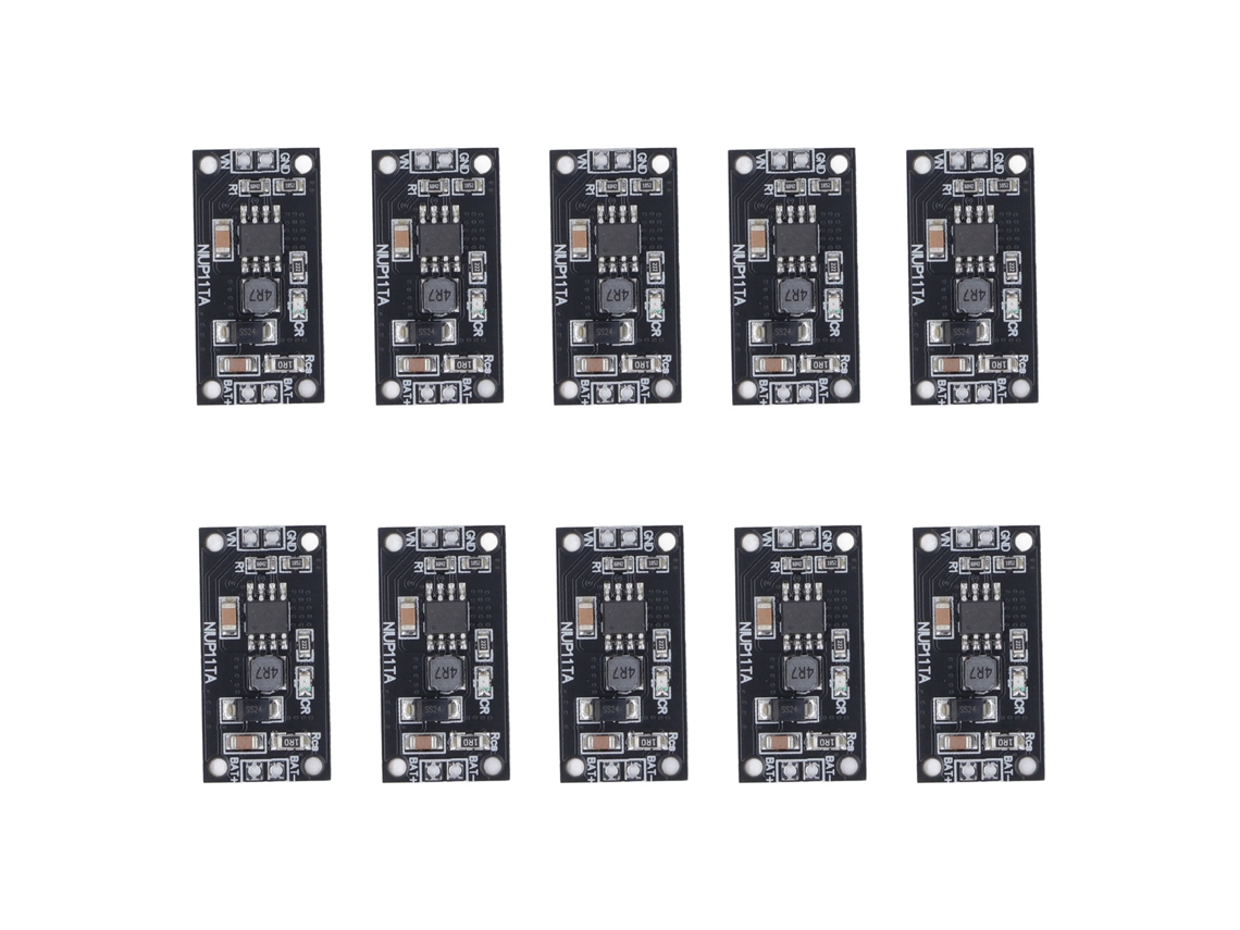 Placa de carga para baterias 7s NiMH/NiCd módulo de carga portátil resistente 10 peças preto S/MARCA