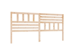 Cabeceira de cama 186x4x100 cm Pinho Maciço MAISON EXCLUSIVE