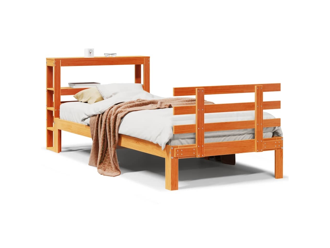 Bed Frame, Bed Frames Vidaxl Marrom Madeira