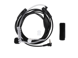 Fone de Ouvido com Tubo Acústico e Microfone de 3,5 Mm e 1 Pino para Rádio Bidirecional CHABERLU