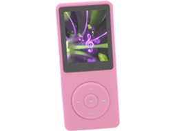 Leitor de MP3/MP4 portátil e leve com tela de 1,8 polegadas e 8 GB de memória para entusiastas de esportes (rosa)