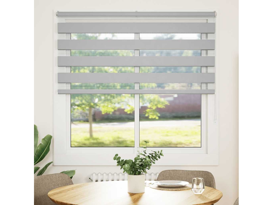 Maison Exclusive - Cortina De Zebra 150x100 Cm Largura Do Tecido 145,9cm Poliéster