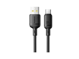 Cabo De Dados Baseus Usb-a Para Usb-c 3a 100w 2m Preto
