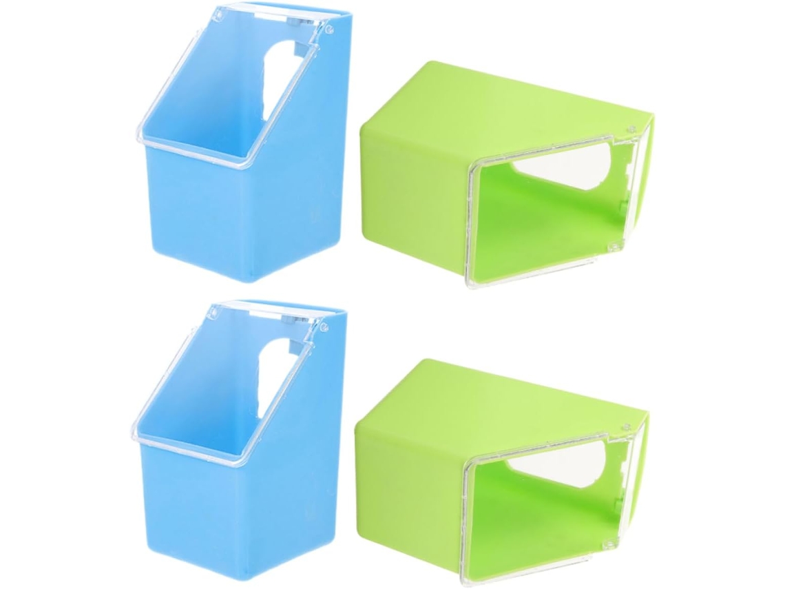 Alimentador Suspenso para Pombos Inoomp, Kit de 4 Peças. Material: Fácil de Limpar, Ao Desgaste e À Prova de Respingos. CHABERLU