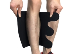 Manga de compressão ajustável para panturrilha, ideal para inchaço, edema, caminhadas e treinos, para homens e mulheres.