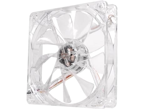 Ventilador de Resfriamento Transparente de 12 Cm com Luzes Coloridas AURUM