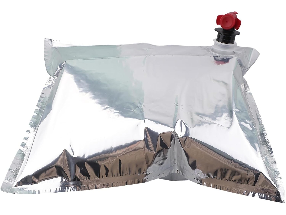 Conjunto De 5-sacos Substituição Para Dispensador Vinho Com Válvula Borboleta 5-litros, Barreira De Oxigênio Para