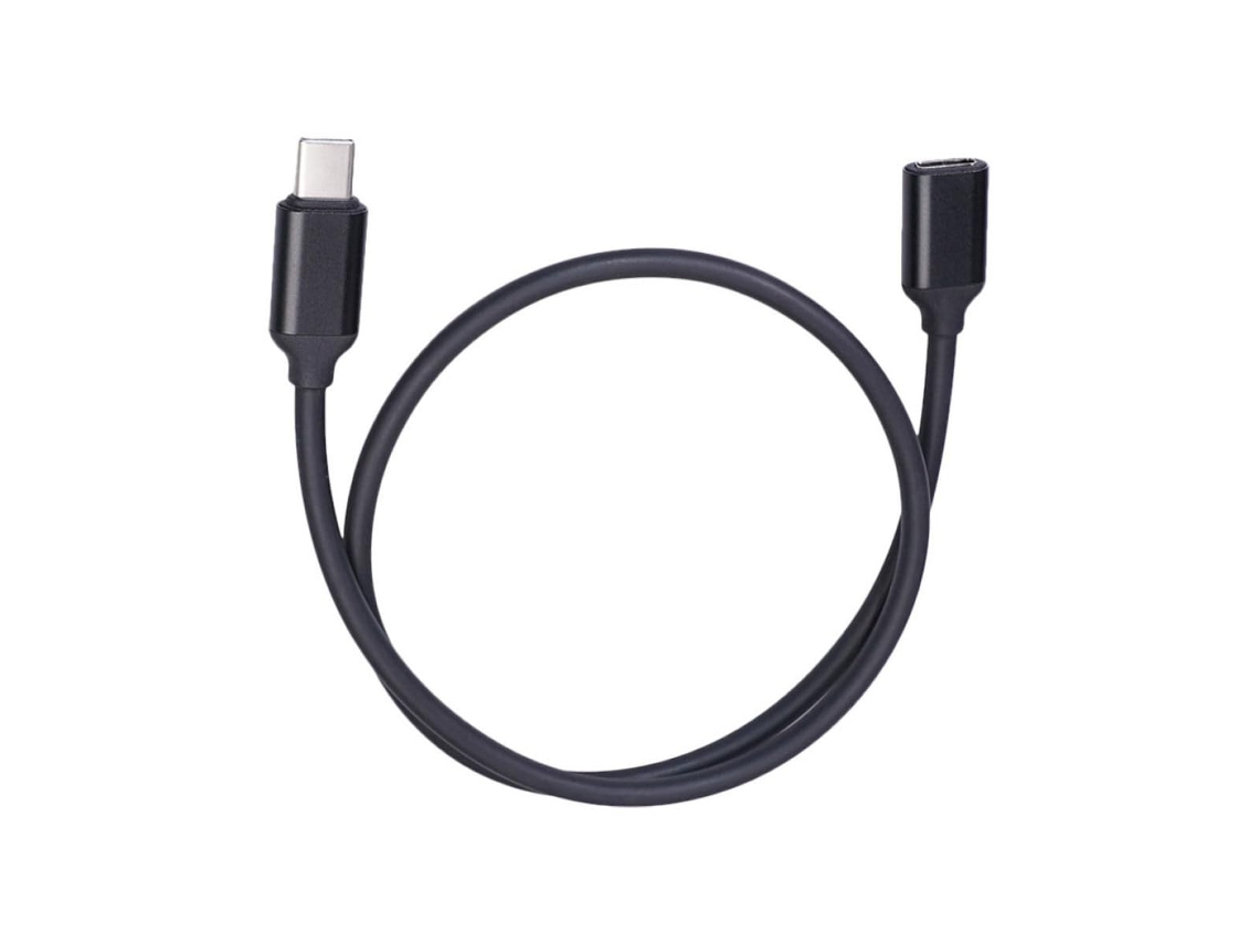 Extensão Usb-c Em Liga De Alumínio E Cobre 20v 3a 60w Compatível Com Tablet E Telefone Para Carga