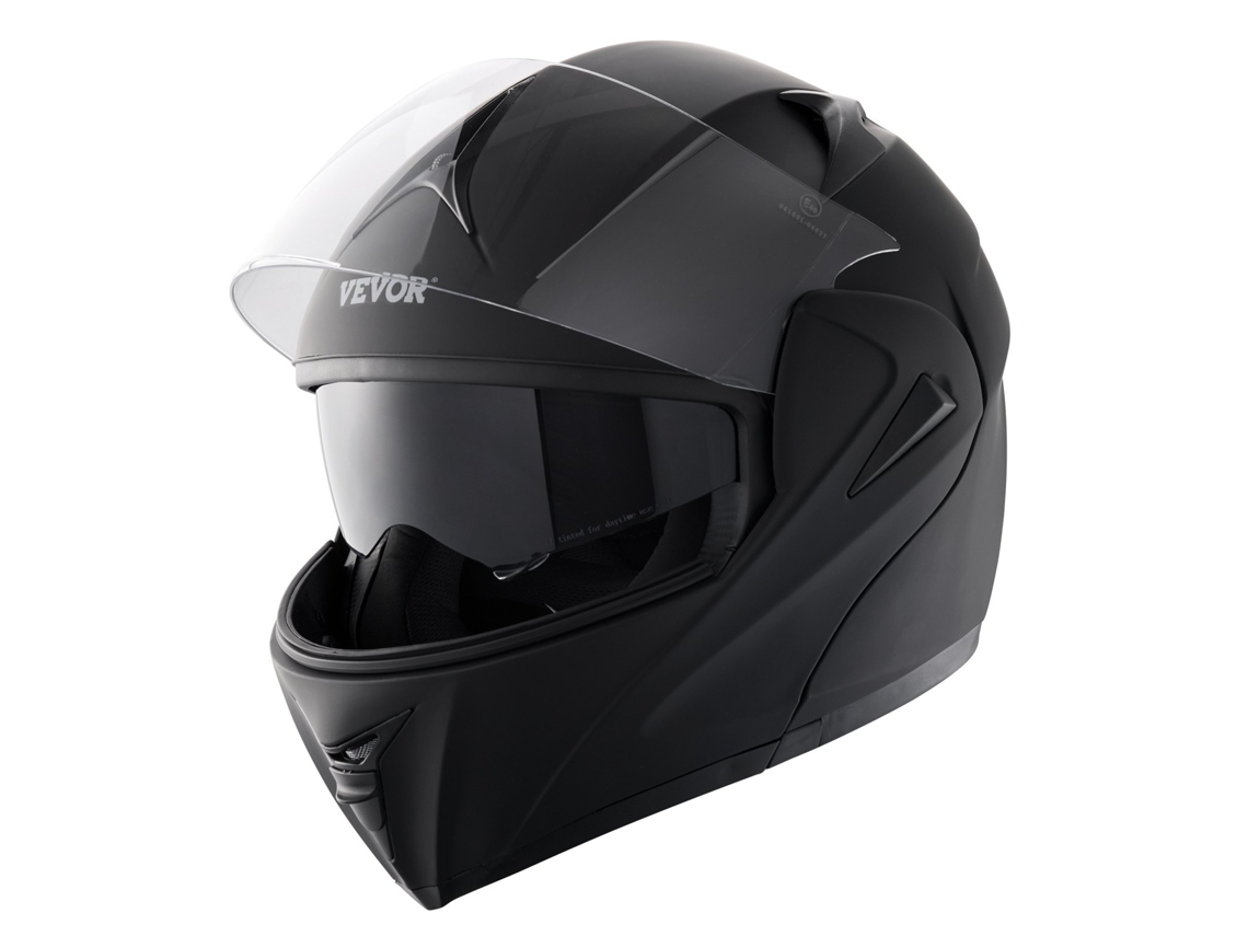 Capacete De Motocicleta VEVOR Tamanho XL 61cm Forro removível e lavável (Outlet Caixa Aberta)