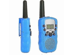 Walkie-talkies T388 De Longo Alcance Para Crianças, 1 Par, Cor Azul db-aquaforge