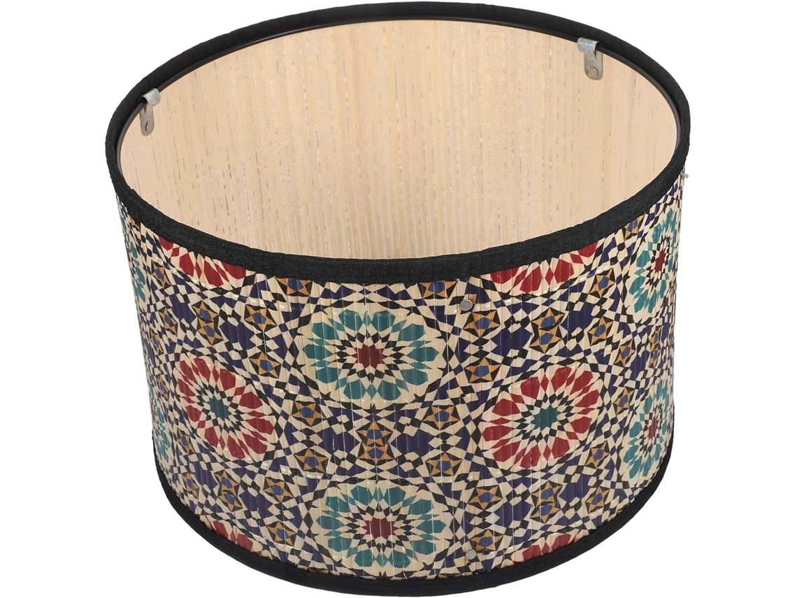 Abajur de Bambu Estilo Vintage para Luminárias de Teto e Lustres. SFUSHOS