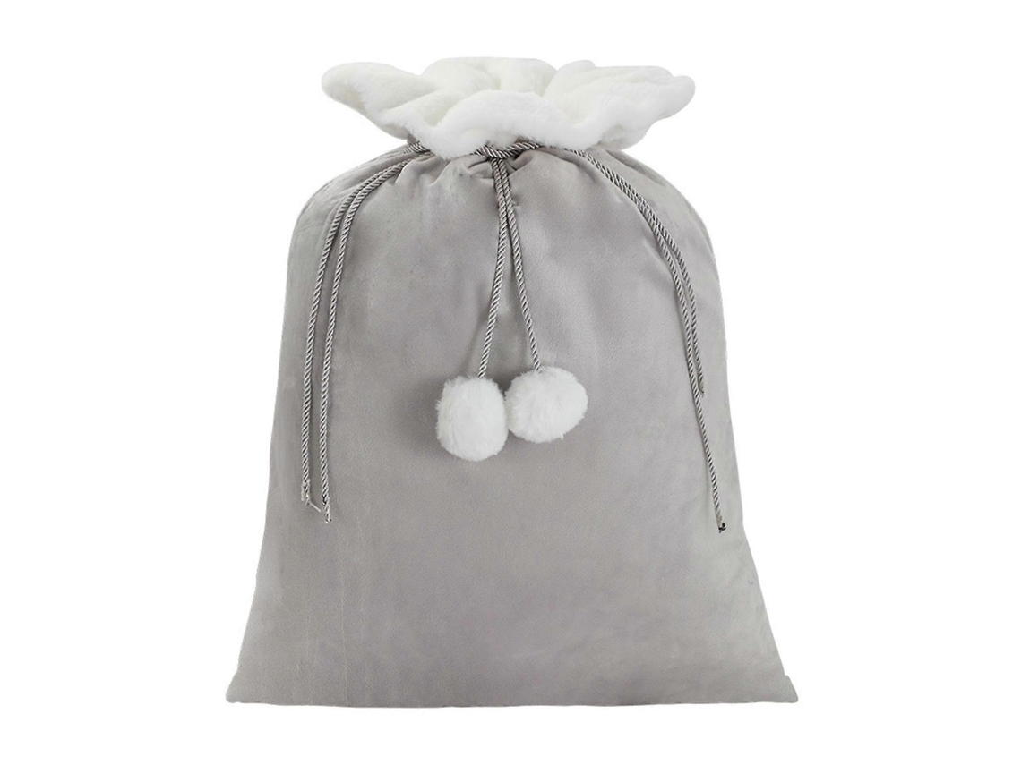 Sacola De Presente De Veludo De Natal, Em Branco Para Diy, Tecido Premium, 19x26 Polegadas