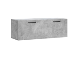 Armário de Parede Derivados Madeira Cinza Cimento MAISON EXCLUSIVE (100x36,5x35 cm)