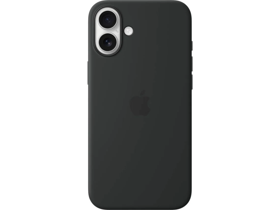 Capa APPLE Silicone Case com MagSafe para iPhone 16 Plus (Preto)