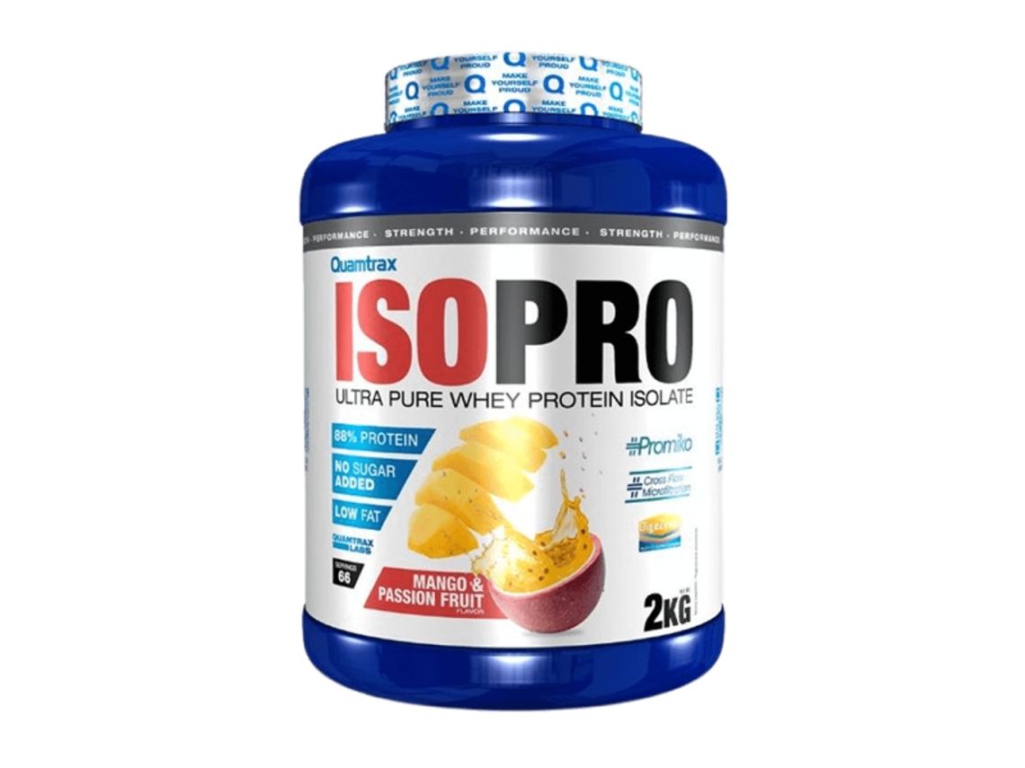 Isopro 2kg Manga e Maracujá da QUAMTRAX