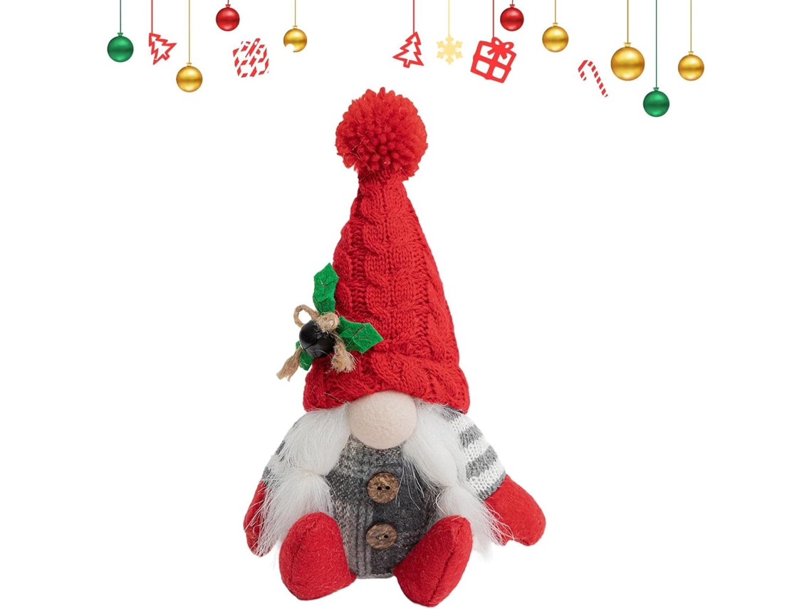 Decorações De Gnomos De Natal | Gnomos De Pelúcia Para As Festas | Decoração