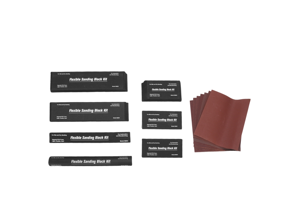 Bloco De Lixar De Eva Preto (feito De Material De Eva Flexível, Adequado Para Uso Tanto A Seco Como A Húmido)