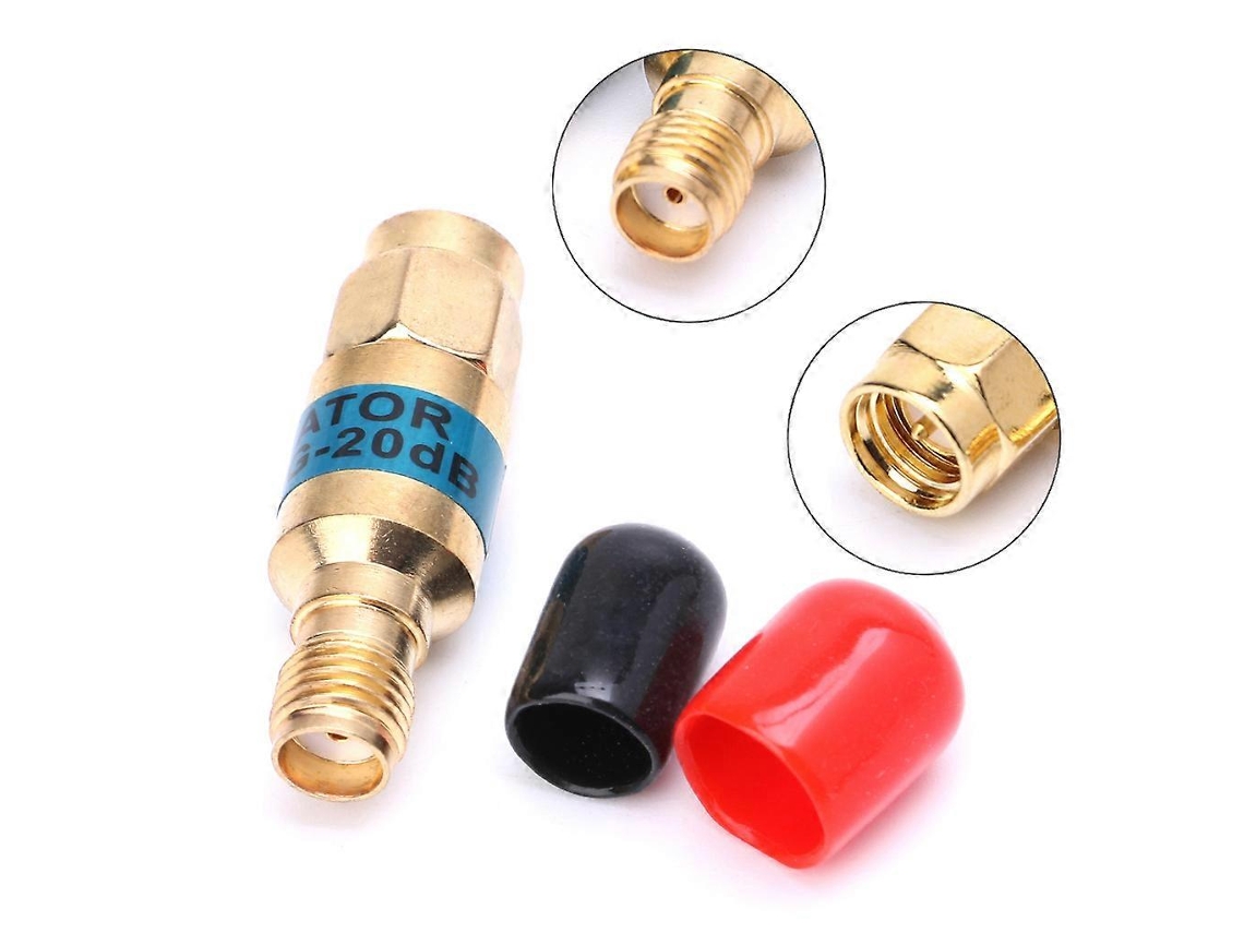 Atenuador Golden Attenuator Sma-jk Macho Para Fêmea Rf Coaxial 2w 0-6ghz 30db