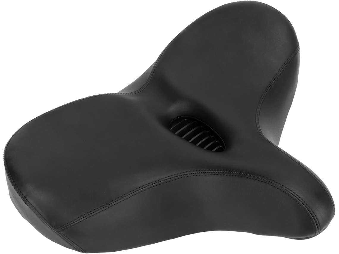 Selim De Bicicleta, Almofada Macia E Respirável Em Couro Pu Com Absorção De Impacto, Assento Acolcho Gokoco
