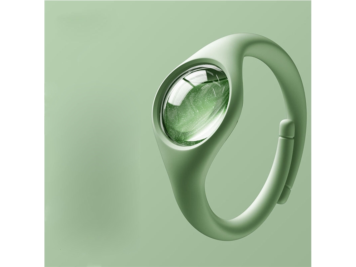 Pulseira repelente de mosquitos com óleo essencial (verde)