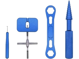 Kit De Ferramentas Para Reparo De Carretilhas De Pesca, Ferramentas De Pesca Azuis Gokoco