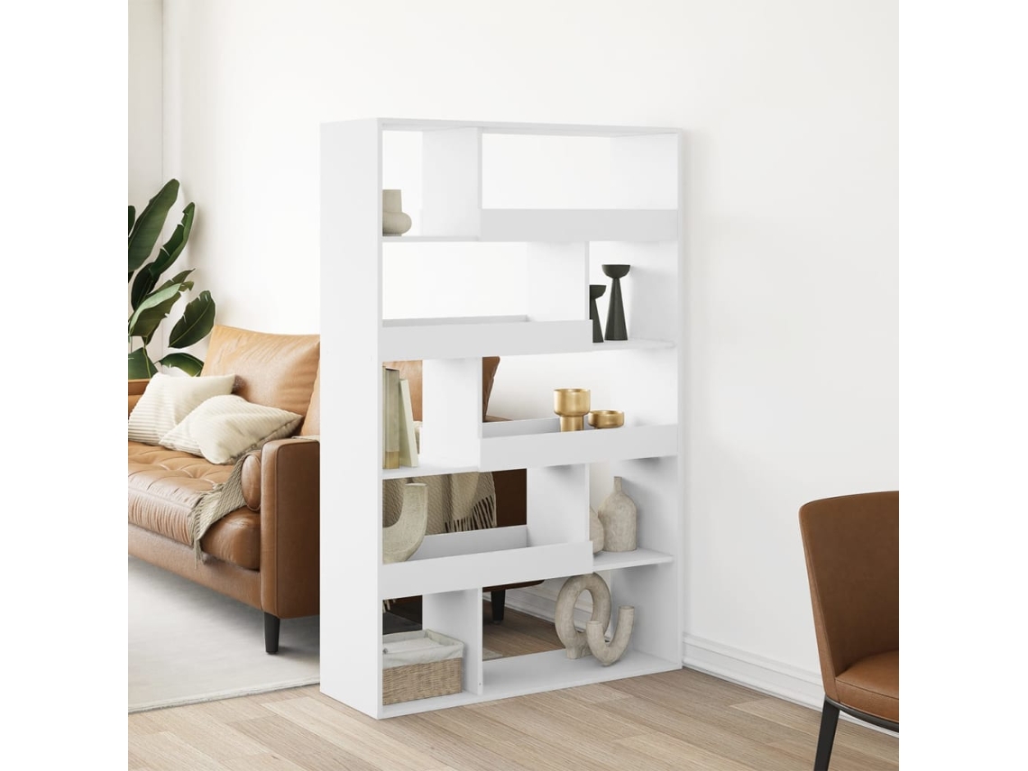 Vidaxl Divisória 100x33x156,5 Cm Derivados De Madeira Branco
