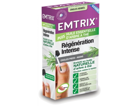 Regeneração Intensa Unhas Pés e Mãos 10 Ml EMTRIX