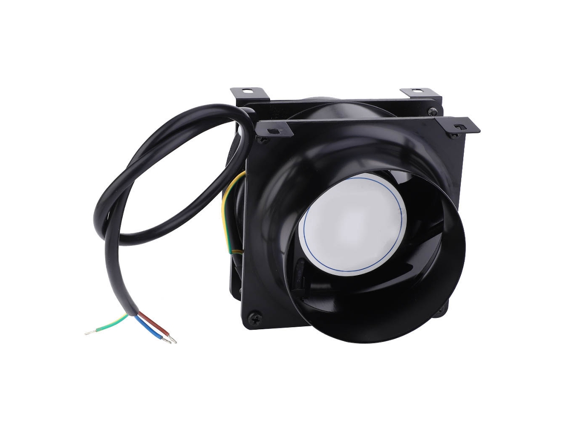 Ventilador de duto em linha Slowmoose de 4 polegadas, exaustor para oficinas, bibliotecas e teatros, CA 200-240 V