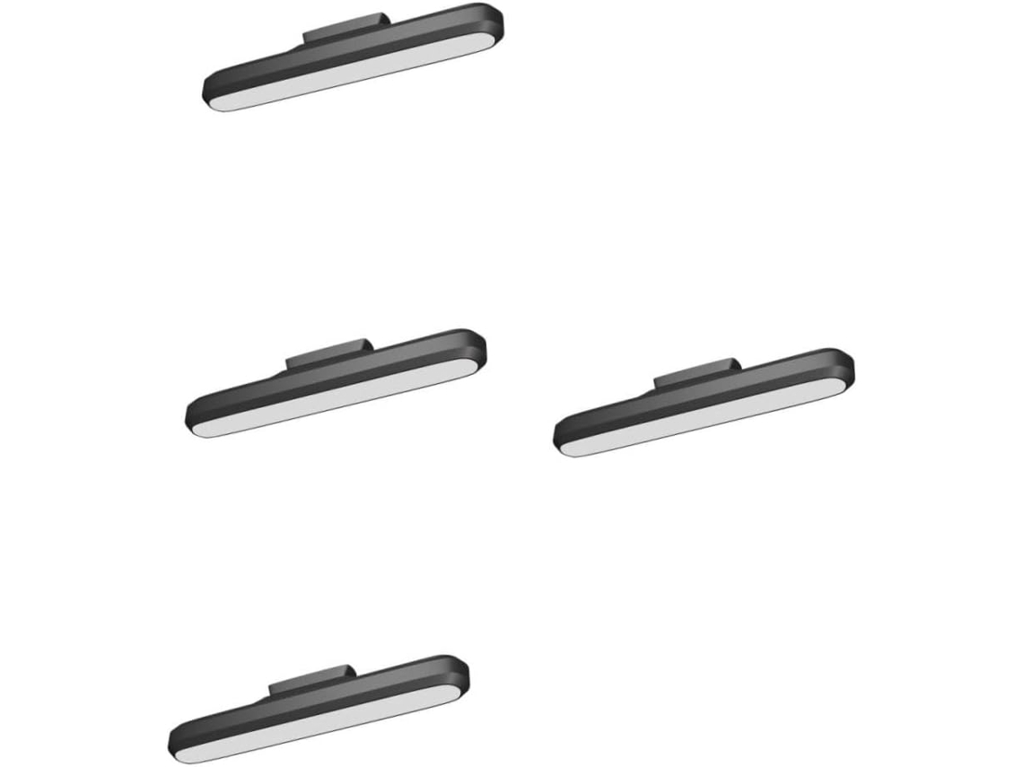 Conjunto de 4 Luminárias de Led para Móveis com Controle Remoto, Luz de Destaque Magnética para Quarto e Escritório. SFUSHOS