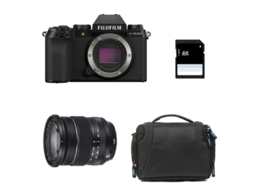 Fujifilm X-s20 Preto + Lente 16-80mm + Bolsa + Cartão Sd De 8 Gb
