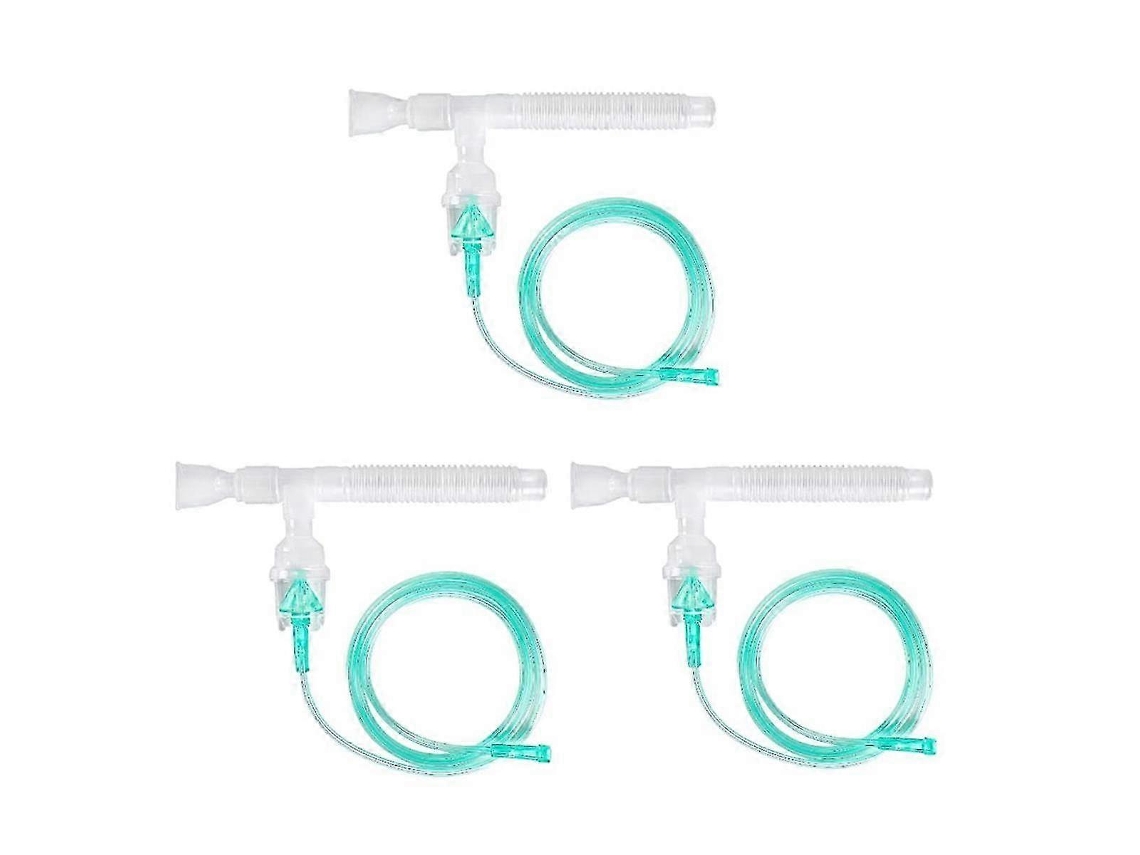 Kit De Substituição De Nebulizador, 3 Conjuntos Com Tubo E Bocal Compatível Doméstico