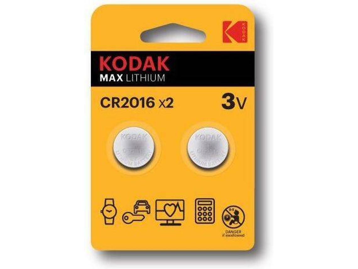 Pilha KODAK Ultra CR2016 (Pack de 2)