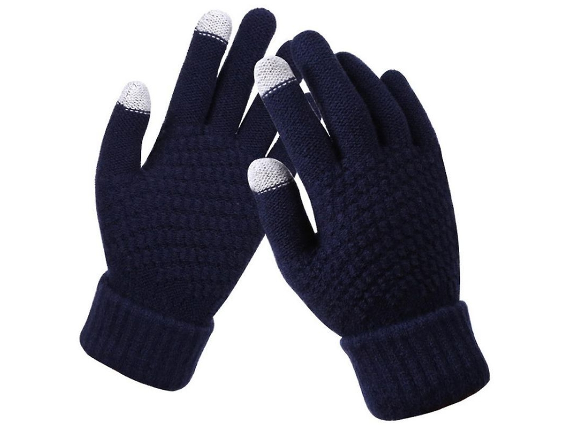 2026 luvas Táteis Unisex Tecidas Antiderrapantes Quentes para Inverno Outono Primavera