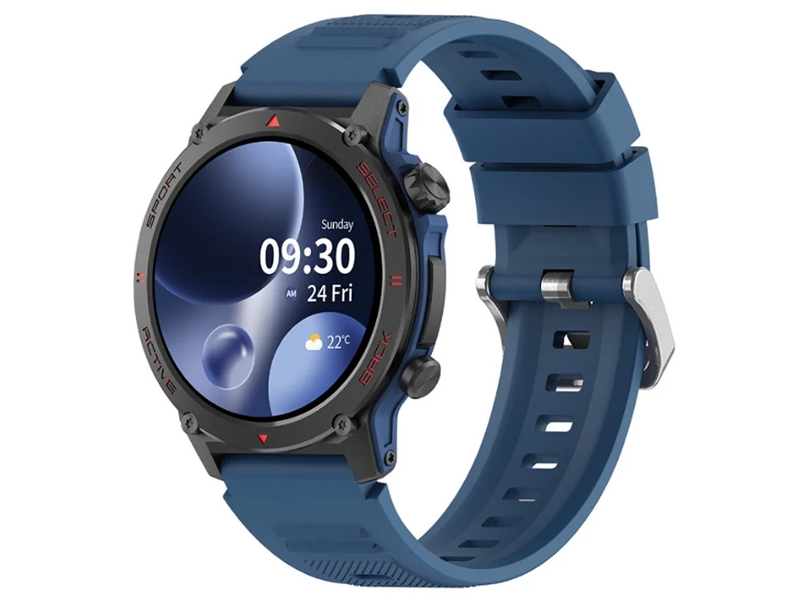 Smartwatch Com Display Amoled Design À Prova Dágua Para Exterior Sports Tracking And Health Monitoring Blue Bestvite