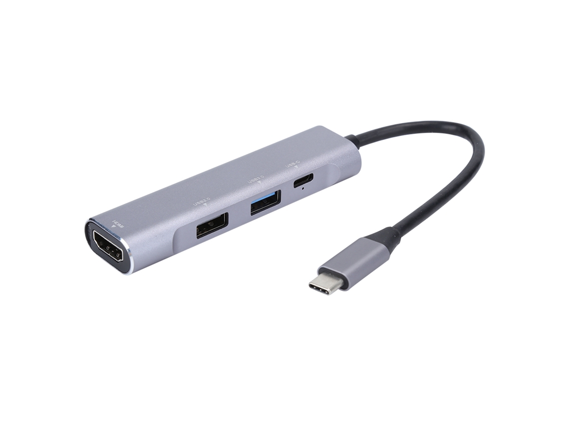 2026zentro-hub Type-c Para Hdmi Pd Usb3.0 4 Em 1 Compatível Com Os X Huawei Samsung