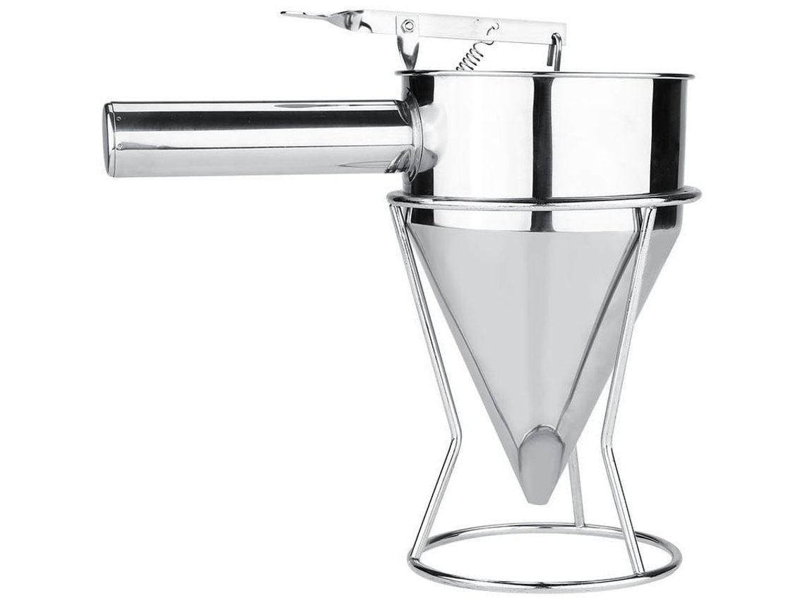 Embudo De Pistón De Acero Inoxidable Para Pasteles, Dispensador De Postres Para Panadería Y Repostería