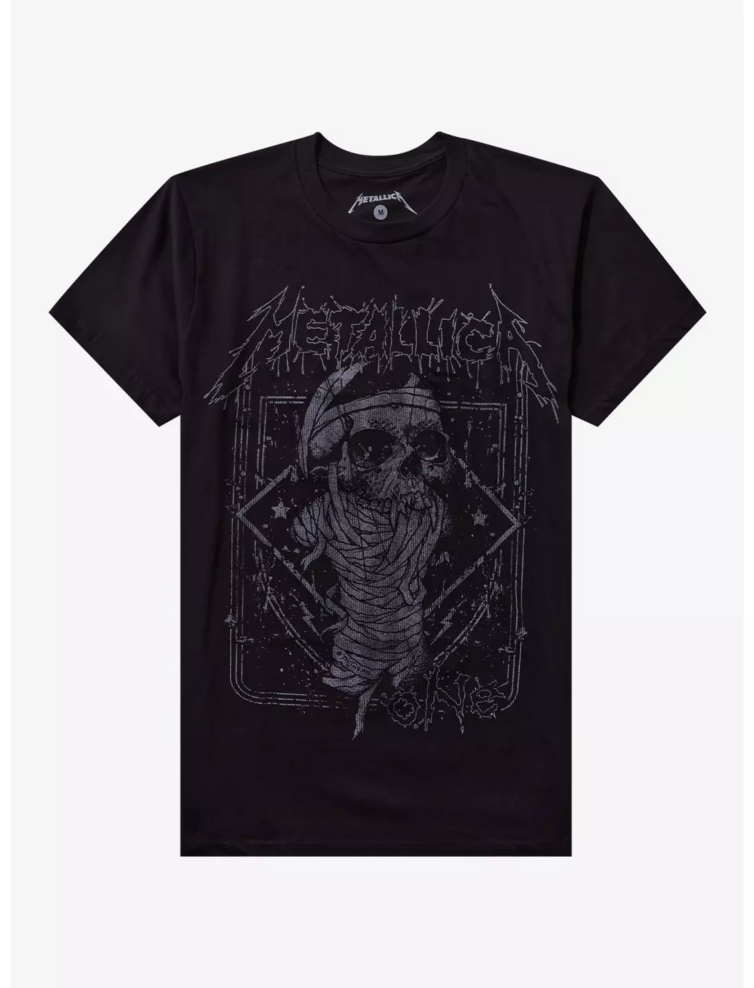 Rockinstone Metallica One Faux Faded T-shirt Unisex Best Sellers -xxxl