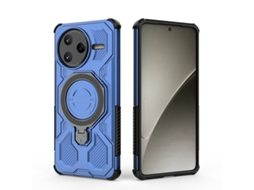 Capa Hexinyigjly Para Xiaomi Redmi Note K80procom Suporte Magnético Azul