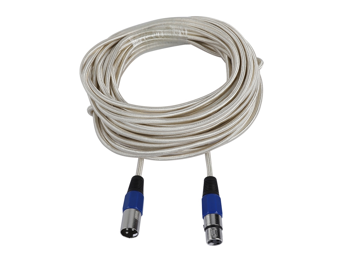 Cabo De Microfone Xlr Macho Fêmea Alta Qualidade