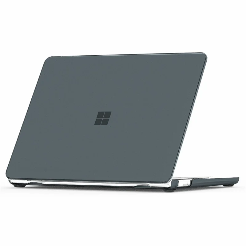 Capa Halinuia Para Microsoft Surface Laptop 13 Polegadas Pc Rígido Acabamento Mate Preto (antiderrapante, Ventilação)