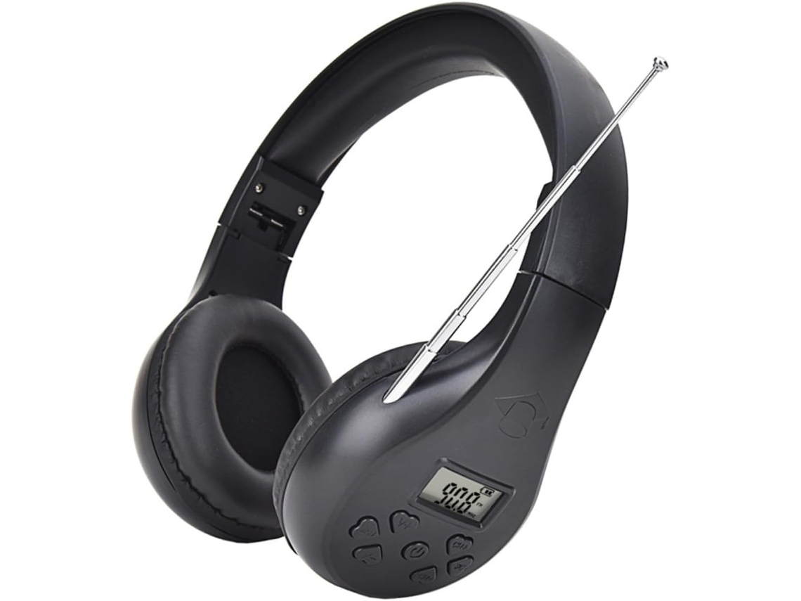 Fone De Ouvido Mikikit, Modelo Over Ear Sem Fio, Com Rádio Fm, Portátil E Confortável, Com Protetores Auriculares Macios