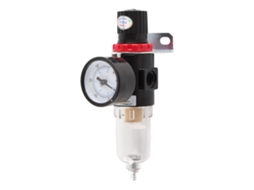 Filtro Regulador Pneumático Afr2000 com Separador de Água, Manômetro e Suporte para Ar Comprimido | S/MARCA